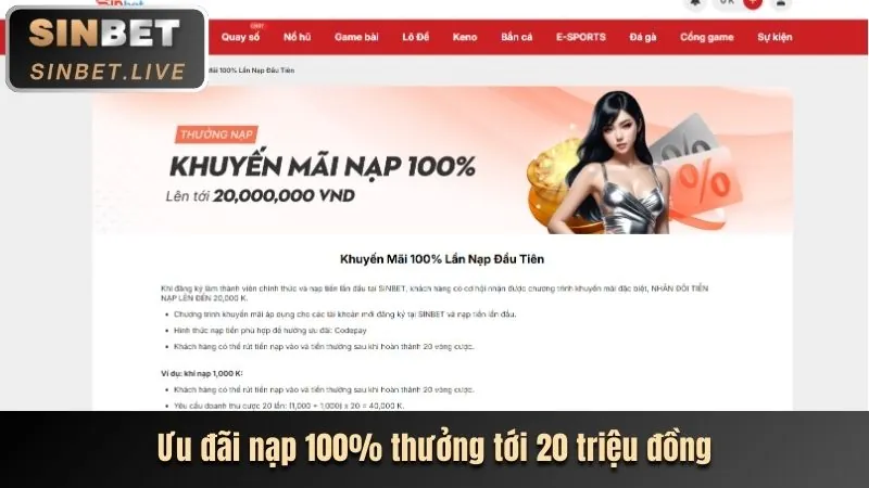 Thưởng Đăng Ký Mới 58K